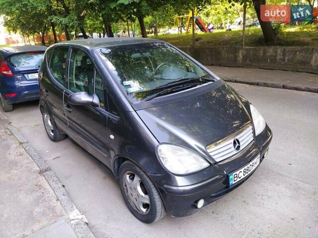 Черный Мерседес А класс, объемом двигателя 1.69 л и пробегом 215 тыс. км за 2913 $, фото 1 на Automoto.ua