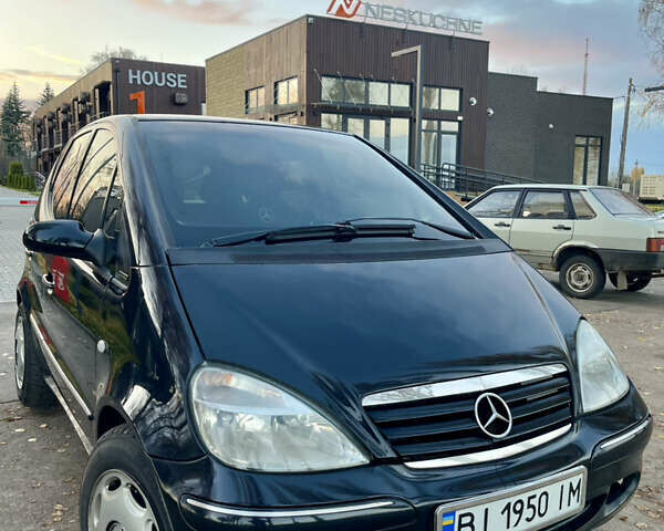 Черный Мерседес А класс, объемом двигателя 1.9 л и пробегом 173 тыс. км за 2999 $, фото 1 на Automoto.ua