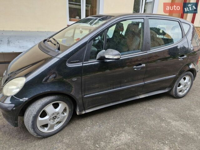 Чорний Мерседес А клас, об'ємом двигуна 1.6 л та пробігом 117 тис. км за 4800 $, фото 1 на Automoto.ua