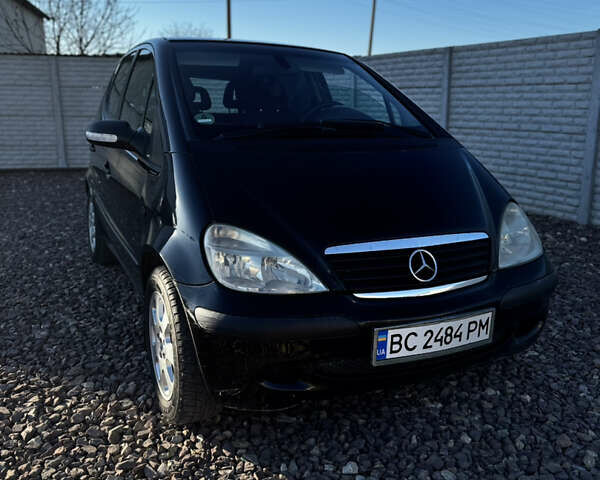 Черный Мерседес А класс, объемом двигателя 1.6 л и пробегом 241 тыс. км за 3599 $, фото 1 на Automoto.ua