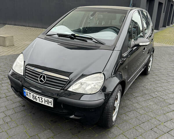 Черный Мерседес А класс, объемом двигателя 1.6 л и пробегом 147 тыс. км за 4100 $, фото 1 на Automoto.ua