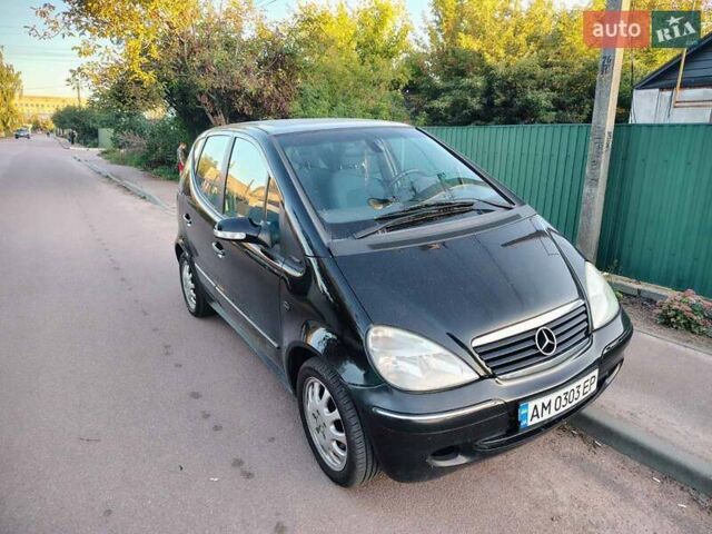 Черный Мерседес А класс, объемом двигателя 1.69 л и пробегом 240 тыс. км за 4150 $, фото 1 на Automoto.ua