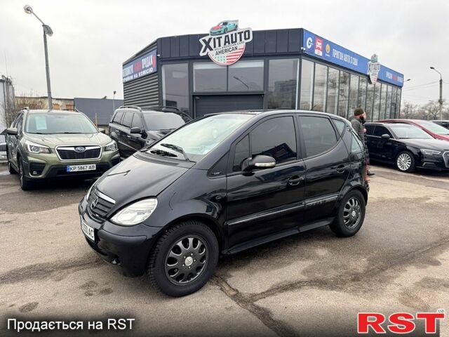 Черный Мерседес А класс, объемом двигателя 1.6 л и пробегом 210 тыс. км за 4500 $, фото 1 на Automoto.ua