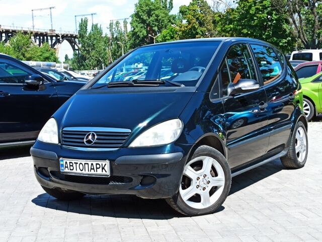 Чорний Мерседес А клас, об'ємом двигуна 1.6 л та пробігом 183 тис. км за 4850 $, фото 1 на Automoto.ua