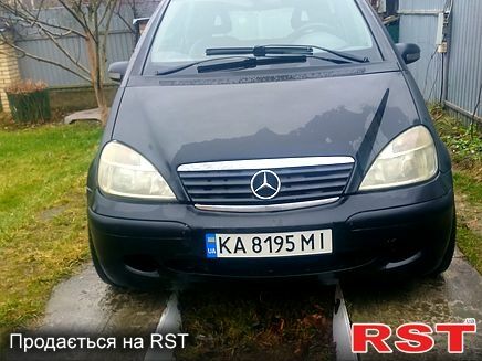 Чорний Мерседес А клас, об'ємом двигуна 1.7 л та пробігом 300 тис. км за 3200 $, фото 1 на Automoto.ua