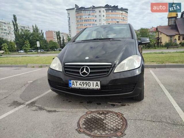 Черный Мерседес А класс, объемом двигателя 1.5 л и пробегом 257 тыс. км за 4550 $, фото 1 на Automoto.ua