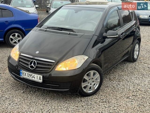 Черный Мерседес А класс, объемом двигателя 2 л и пробегом 194 тыс. км за 6500 $, фото 1 на Automoto.ua