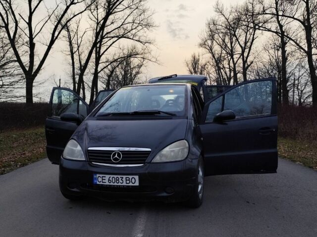 Черный Мерседес А класс, объемом двигателя 1.7 л и пробегом 197 тыс. км за 2200 $, фото 1 на Automoto.ua