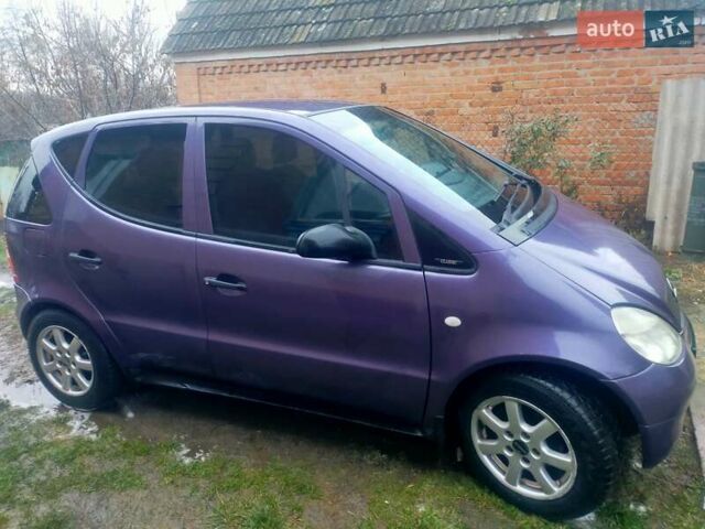 Фиолетовый Мерседес А класс, объемом двигателя 1.4 л и пробегом 222 тыс. км за 3800 $, фото 1 на Automoto.ua