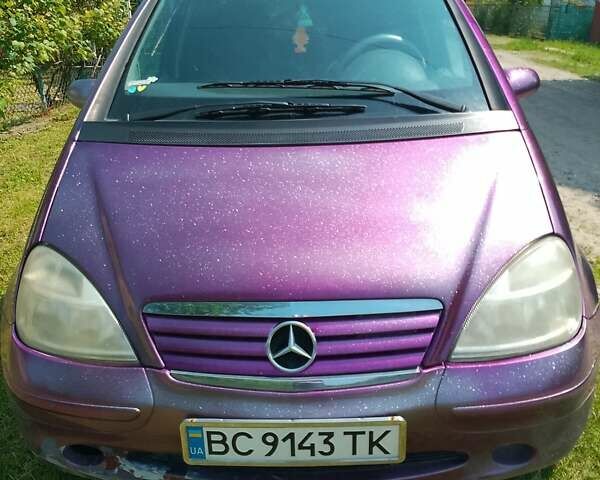 Фіолетовий Мерседес А клас, об'ємом двигуна 1.6 л та пробігом 253 тис. км за 3400 $, фото 1 на Automoto.ua