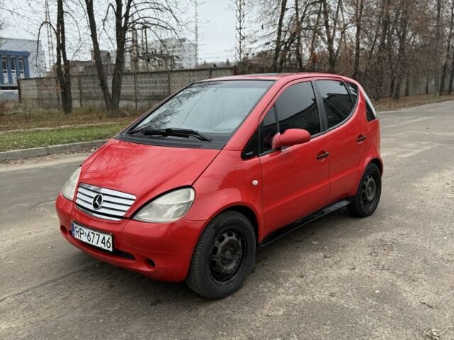 Червоний Мерседес А клас, об'ємом двигуна 1.6 л та пробігом 200 тис. км за 1200 $, фото 1 на Automoto.ua