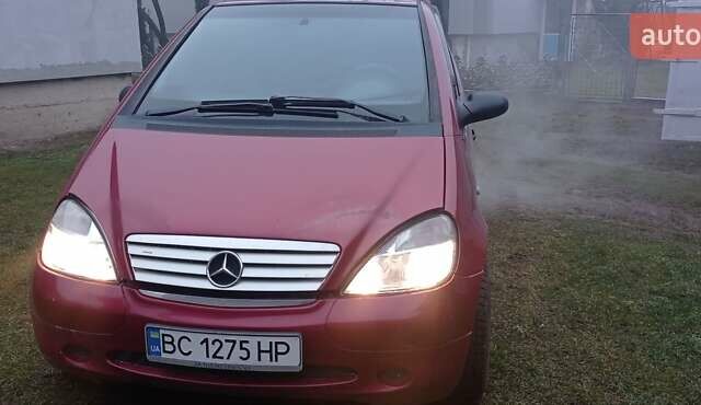 Красный Мерседес А класс, объемом двигателя 1.7 л и пробегом 360 тыс. км за 2500 $, фото 1 на Automoto.ua