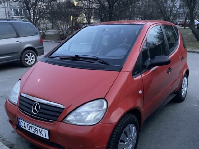 Червоний Мерседес А клас, об'ємом двигуна 1.6 л та пробігом 200 тис. км за 2550 $, фото 1 на Automoto.ua