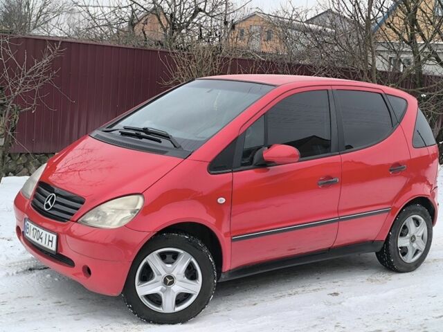 Червоний Мерседес А клас, об'ємом двигуна 1.4 л та пробігом 324 тис. км за 3100 $, фото 1 на Automoto.ua