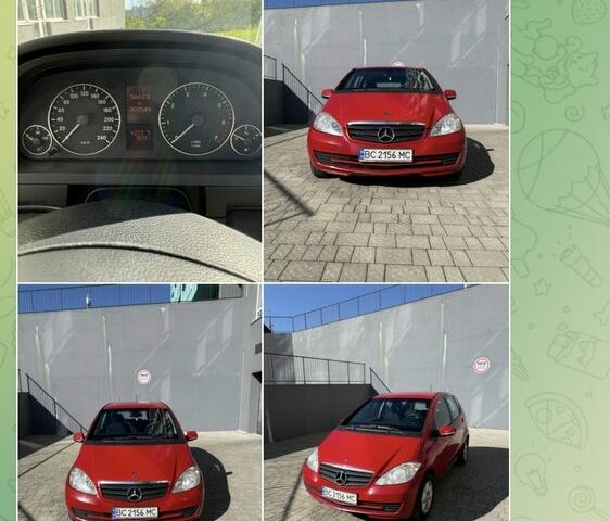 Красный Мерседес А класс, объемом двигателя 1.5 л и пробегом 203 тыс. км за 6800 $, фото 1 на Automoto.ua