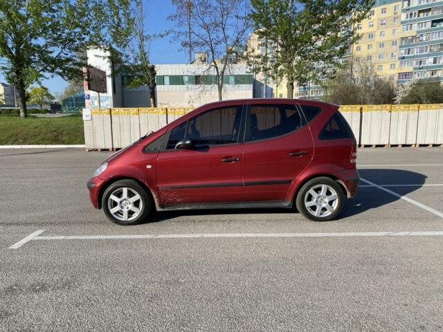 Красный Мерседес А класс, объемом двигателя 1.4 л и пробегом 188 тыс. км за 3600 $, фото 1 на Automoto.ua