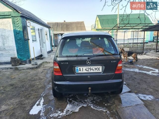 Сірий Мерседес А клас, об'ємом двигуна 1.7 л та пробігом 283 тис. км за 2300 $, фото 1 на Automoto.ua