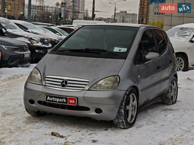 Сірий Мерседес А клас, об'ємом двигуна 2 л та пробігом 323 тис. км за 3490 $, фото 1 на Automoto.ua