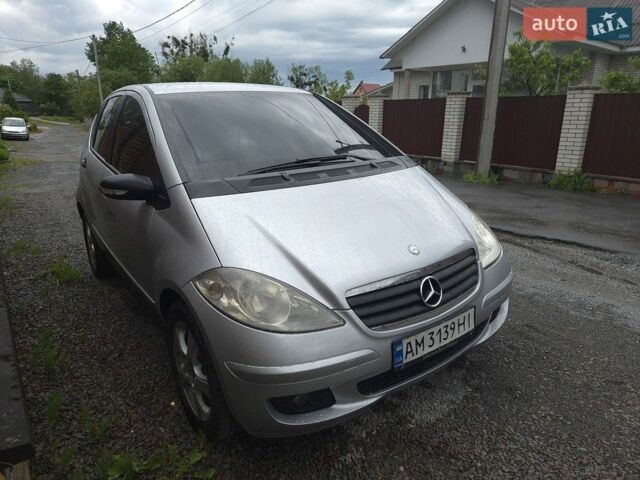 Сірий Мерседес А клас, об'ємом двигуна 2 л та пробігом 190 тис. км за 3900 $, фото 1 на Automoto.ua
