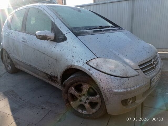 Сірий Мерседес А клас, об'ємом двигуна 1.7 л та пробігом 248 тис. км за 4300 $, фото 1 на Automoto.ua