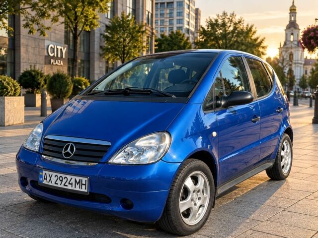 Синій Мерседес А клас, об'ємом двигуна 1.4 л та пробігом 170 тис. км за 2509 $, фото 1 на Automoto.ua