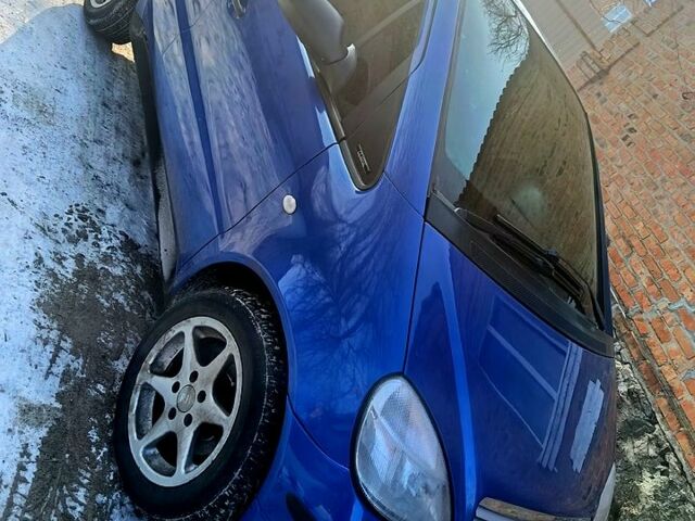 Синий Мерседес А класс, объемом двигателя 1.4 л и пробегом 220 тыс. км за 2500 $, фото 1 на Automoto.ua