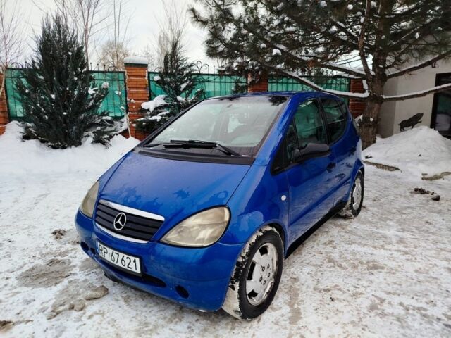Синий Мерседес А класс, объемом двигателя 1.7 л и пробегом 180 тыс. км за 1550 $, фото 1 на Automoto.ua