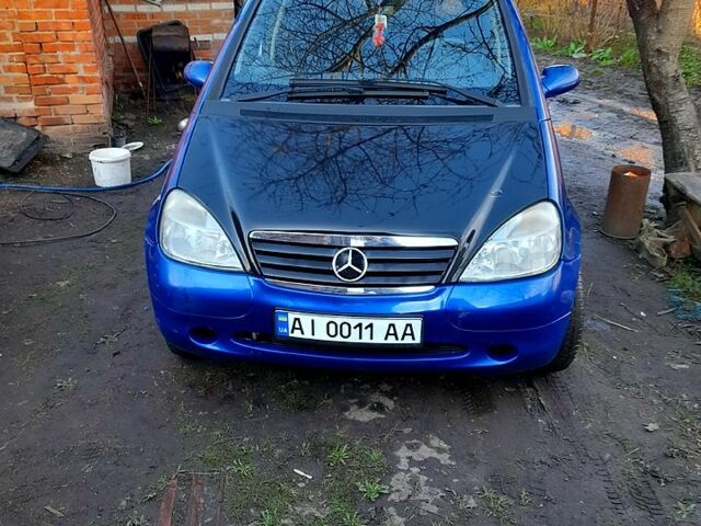 Синій Мерседес А клас, об'ємом двигуна 14 л та пробігом 200 тис. км за 2300 $, фото 1 на Automoto.ua