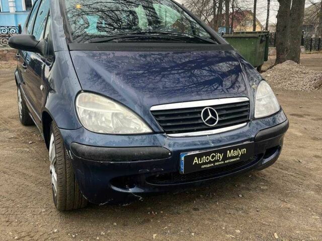 Синий Мерседес А класс, объемом двигателя 1.6 л и пробегом 179 тыс. км за 2700 $, фото 1 на Automoto.ua