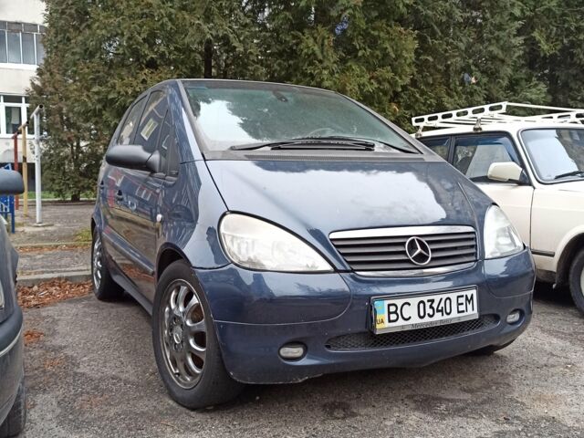 Синій Мерседес А клас, об'ємом двигуна 14 л та пробігом 200 тис. км за 3300 $, фото 1 на Automoto.ua