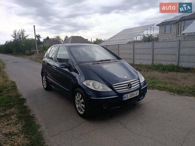 Синий Мерседес А класс, объемом двигателя 2 л и пробегом 160 тыс. км за 3700 $, фото 1 на Automoto.ua