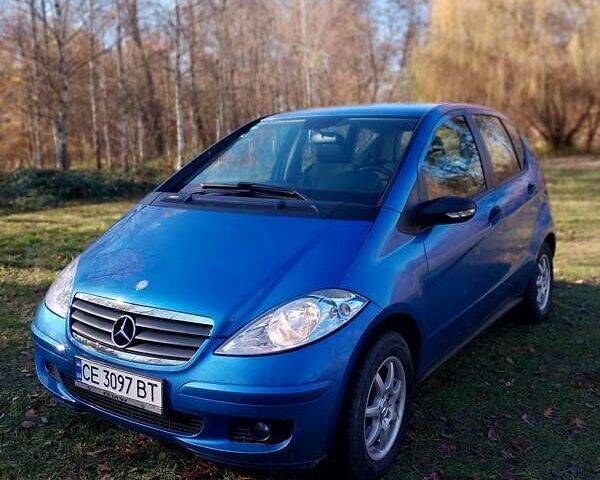 Синий Мерседес А класс, объемом двигателя 2 л и пробегом 208 тыс. км за 5300 $, фото 1 на Automoto.ua