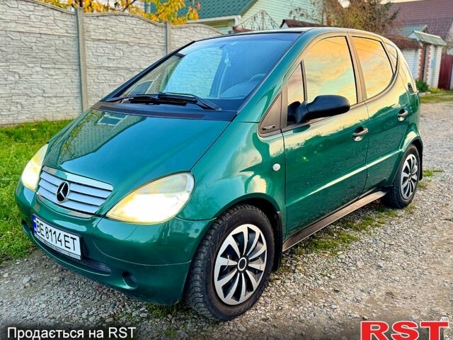 Зеленый Мерседес А класс, объемом двигателя 1.4 л и пробегом 246 тыс. км за 3750 $, фото 1 на Automoto.ua