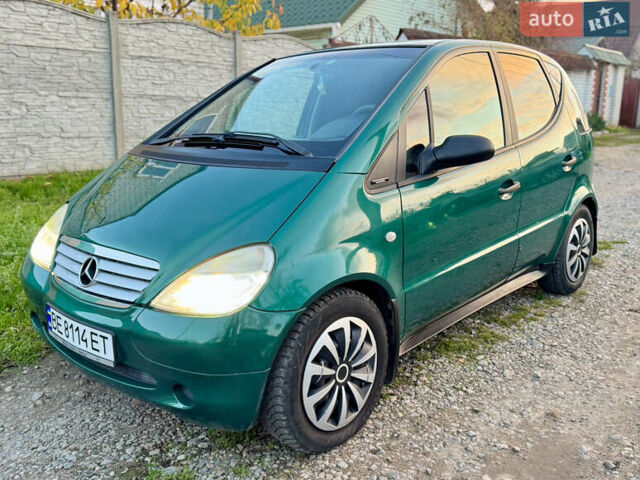 Зеленый Мерседес А класс, объемом двигателя 1.4 л и пробегом 246 тыс. км за 3750 $, фото 1 на Automoto.ua