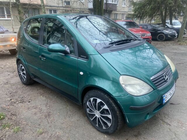 Зелений Мерседес А клас, об'ємом двигуна 1.6 л та пробігом 240 тис. км за 2700 $, фото 1 на Automoto.ua