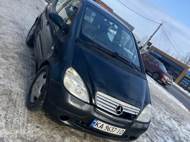 Зеленый Мерседес А класс, объемом двигателя 1.4 л и пробегом 312 тыс. км за 2200 $, фото 1 на Automoto.ua