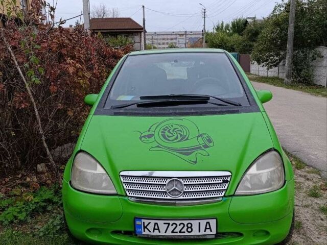 Зелений Мерседес А клас, об'ємом двигуна 1.6 л та пробігом 218 тис. км за 1900 $, фото 1 на Automoto.ua