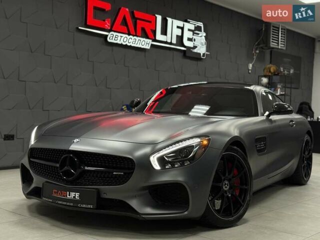 Серый Мерседес AMG GT, объемом двигателя 3.98 л и пробегом 70 тыс. км за 74500 $, фото 1 на Automoto.ua
