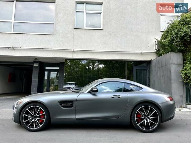 Серый Мерседес AMG GT, объемом двигателя 3.98 л и пробегом 50 тыс. км за 79917 $, фото 1 на Automoto.ua