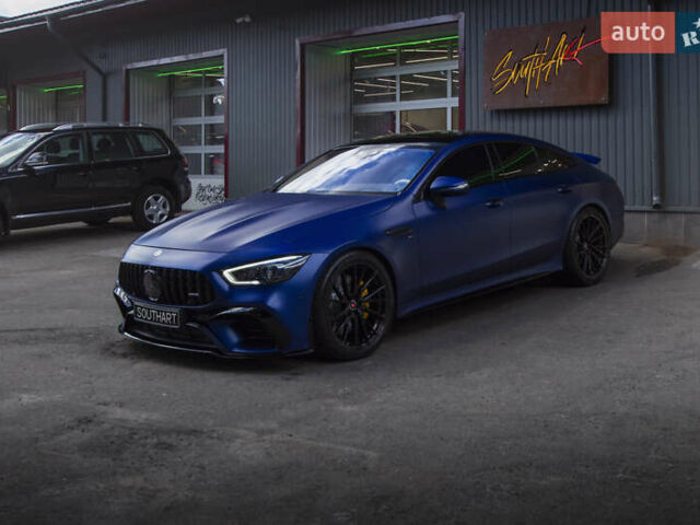 Синий Мерседес AMG GT, объемом двигателя 4 л и пробегом 59 тыс. км за 140000 $, фото 1 на Automoto.ua