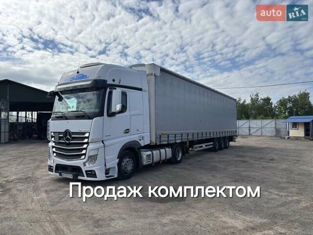 Белый Мерседес Актрос, объемом двигателя 11.95 л и пробегом 885 тыс. км за 36800 $, фото 1 на Automoto.ua
