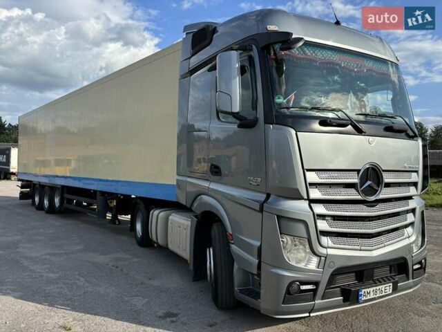 Серый Мерседес Актрос, объемом двигателя 12.9 л и пробегом 720 тыс. км за 22000 $, фото 1 на Automoto.ua