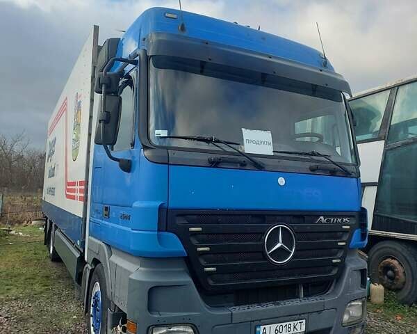 Синий Мерседес Актрос, объемом двигателя 12 л и пробегом 475 тыс. км за 33000 $, фото 1 на Automoto.ua