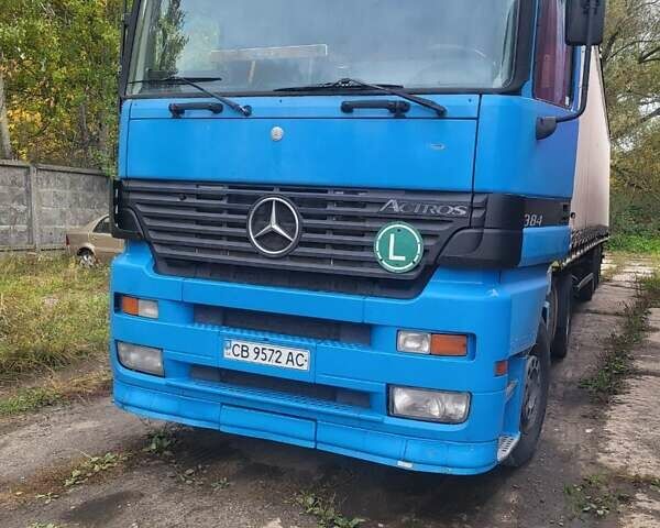 Синий Мерседес Актрос, объемом двигателя 12.5 л и пробегом 808 тыс. км за 11500 $, фото 1 на Automoto.ua