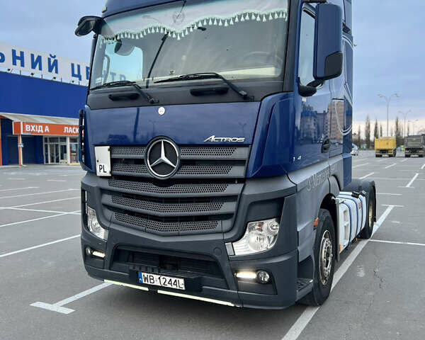 Синий Мерседес Актрос, объемом двигателя 12.8 л и пробегом 1 тыс. км за 22000 $, фото 1 на Automoto.ua