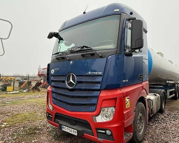 Синий Мерседес Актрос, объемом двигателя 10.68 л и пробегом 540 тыс. км за 21500 $, фото 1 на Automoto.ua