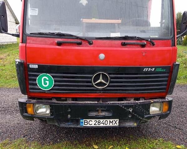 Красный Мерседес Атего, объемом двигателя 4.2 л и пробегом 10 тыс. км за 7500 $, фото 1 на Automoto.ua