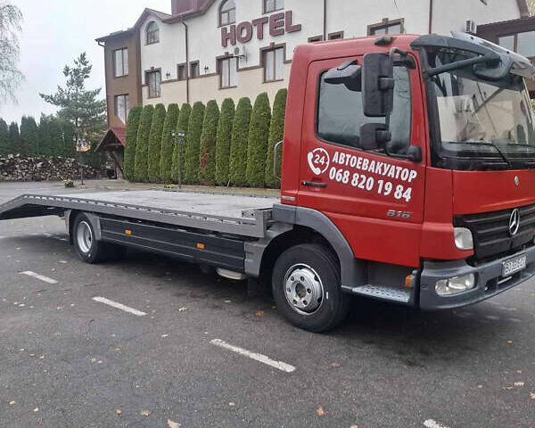 Красный Мерседес Атего, объемом двигателя 4.3 л и пробегом 450 тыс. км за 22500 $, фото 1 на Automoto.ua