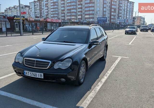 Черный Мерседес Ц-Класс, объемом двигателя 2 л и пробегом 314 тыс. км за 3350 $, фото 1 на Automoto.ua