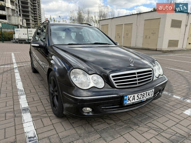 Чорний Мерседес Ц-Клас, об'ємом двигуна 1.8 л та пробігом 370 тис. км за 4300 $, фото 1 на Automoto.ua